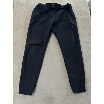 Huckberry Proof Joggers Pants Men's Size Large Black Drawstrings Stretch EUC