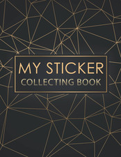My Sticker Collecting Book Album: Blank sticker album for collecting stickers 