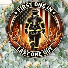 2D Flat, 2D Flat 1pc 2D Flat Christmas- Deer Sleigh Round Metal Wall Art, Deer S