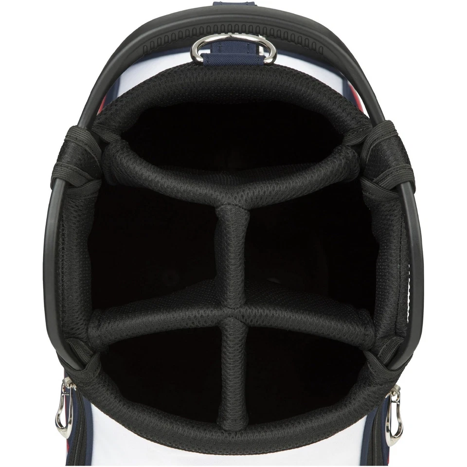 Bolsa de carro de golf MIZUNO NX.2 unisex 9" x 47" divisor de 5 vías ligero 2023 negro Foto 4 de 4