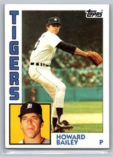 HOWARD BAILEY 1984 Topps Detroit Tigers #284