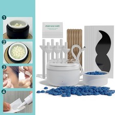 Nose Wax Kit Hair Waxing Kit w/ Beans Ear Body Hair Removal Men Women Painless