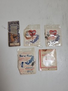 Vintage Berkley Knotless Flyline Tapered Nylon Fly Fishing Lockon Spinner Lot