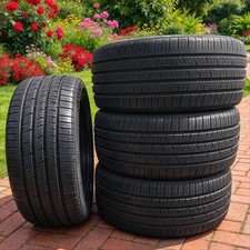 4 New Tires 22555zr17 Xl 101w Royal Black All-season Performance Insured 4 New Tires 22555zr17 Xl 101w Royal Black All-season Performance Insured