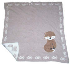 Barefoot Dreams Cozychic Fox Applique Baby Bl...