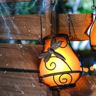  Dekoratives Solarlicht im Freien Sonnenflackern Flammenlicht Garten Solarlicht