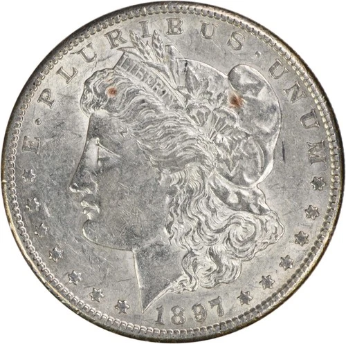 1897-S Morgan Silver Dollar AU Uncertified #520