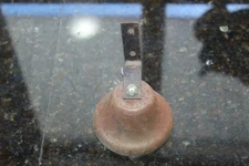 Vintage Outdoor Bell Farm School Store 3" Pre-Drilled For Mounting