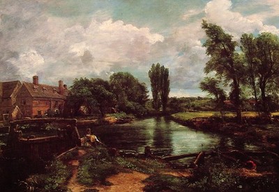 Constable a Water Mill Vintage Art Print Poster Wall Decor Office Museum Wall Tr