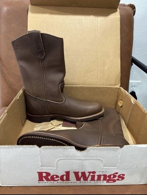 Red Wing 1178 Pecos Leather Work Boots Heritage Nailseat 