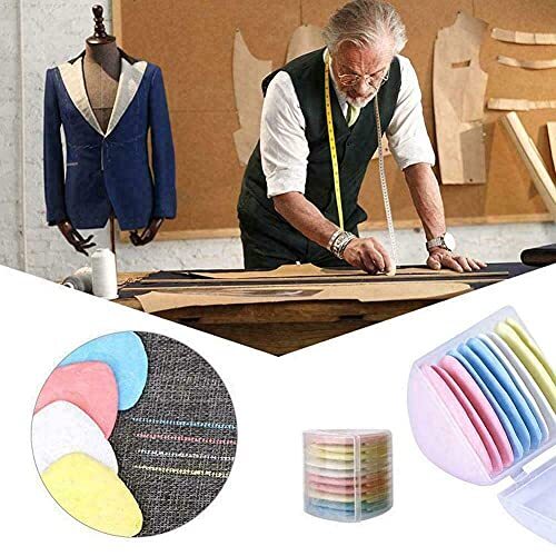Triangle Tailors Chalk,Sewing Fabric Chalk and Fabric Markers for 10PCS - Picture 6 of 8