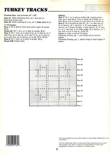 Country Afghans to Crochet 3 Designs Leaflet 1160 Leisure Arts 1990 Vintage Arts - Picture 2 of 2
