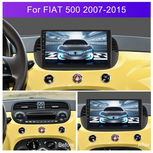 9" For 2007-15 Fiat 500 MirroLink Android 12 Stereo Car Autoradio RDS GPS Nav FM - Bild 2 von 14