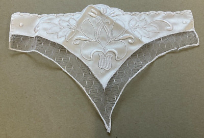 BEAR THREADS - SATIN LACE & EMBROIDERED INSERT