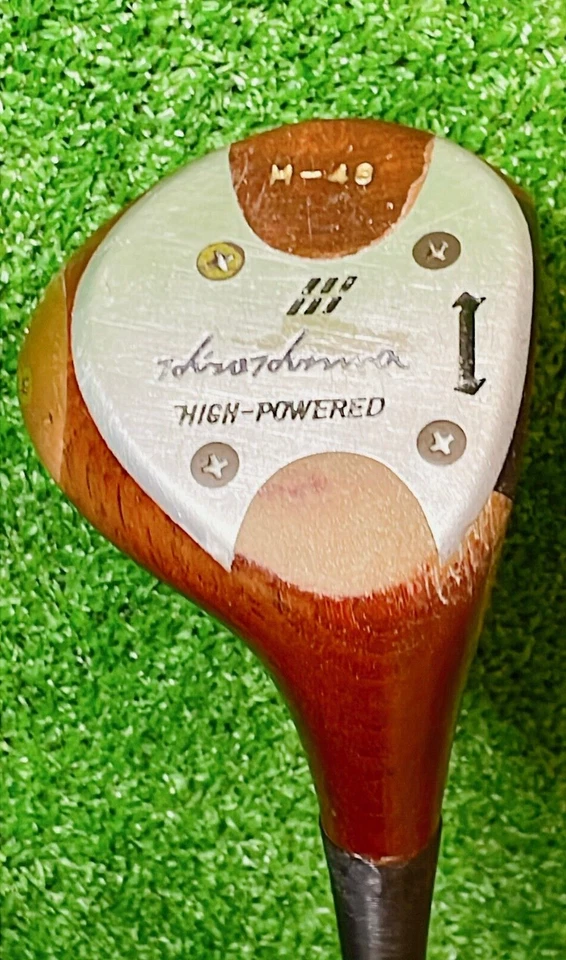 HIRO HONMA Persimmon "High Powered" M-46 & Dunlop Persimmon No4 Maxfli Vintage - Image 3 of 4
