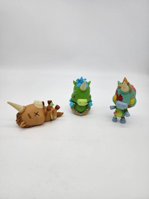 RIP Rainbows In Pieces Lot Of 3 - Undead Ned, Happy Trappy & Arrow Die Namic