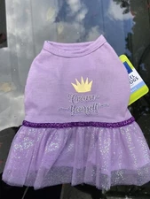 Top Paw Dog Dress Crown Yourself Small