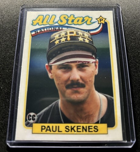 PAUL SKENES PITTSBURGH PIRATES ACEO CARD ALL STAR ORIGINAL DESIGN VINTAGE TOPPS
