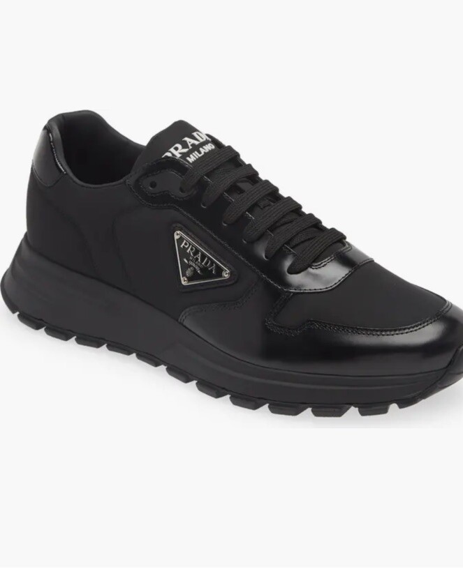 Prada Prax 01 Re-Nylon and Brushed Leather Sneakers - Size Prada Prax 01 Re-Nylon and Brushed Leather Sneakers - Size