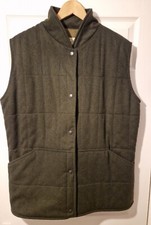 Vintage Born For Loden Roberto Drighi Virgin Wool Cashmere Blend Gilet Size 16