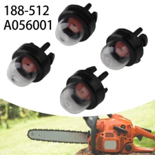 4Pack Snap In Primer Bulbs Pump For Chainsaw Craftsman Tanaka Blower Trimmer NEW