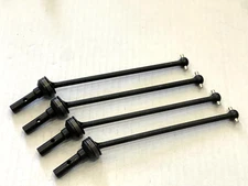 Hard steel Front/Rear DRIVESHAFTS Universal CVD for  Traxxas Sledge BK
