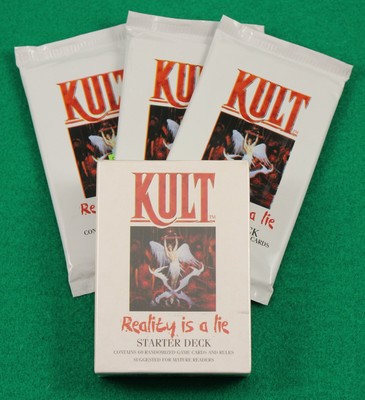 Kult Ccg English Edition Starter Deck 3 Booster Packs Sealed Target Games 1995 Ebay - 