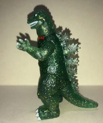 ゆかり kjシュラブラック3.8号V0+ 5本 Green XRay Glitter Godzilla 57 figure ReAction Super7 blind