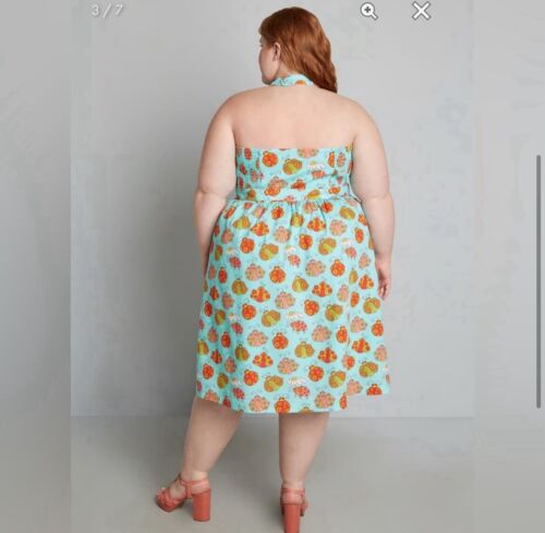 Nuevo con etiquetas Vestido ModCloth x Marisol Muro Alineado con Destiny Fit And Flare -Talla Grande - Imagen 4 de 7