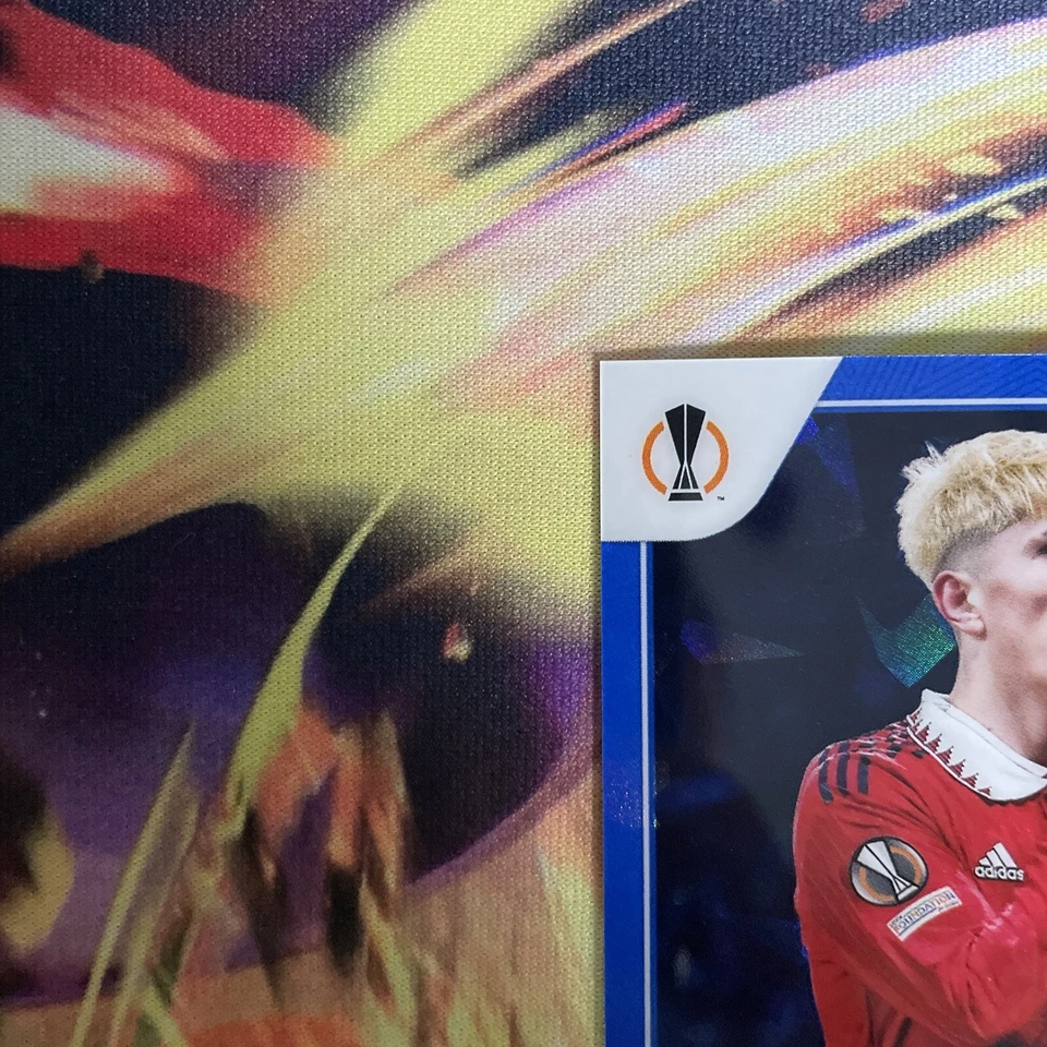 2022-23 Topps Chrome Sapphire UEFA Alejandro Garnacho Image Variation RC - Image 2 of 4