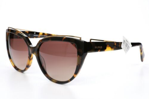 Balmain Women Sunglasses Gold Black Amber Square GENDARME  display picture 3