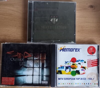 2CDs Fortification von 4T4 u MTV Euro Top 20 Vol.1 u eine MaxiCD Outside Staind