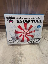 Big Mouth Inflatable Snow Tube The Big Peppermint Twist NEW IN BOX
