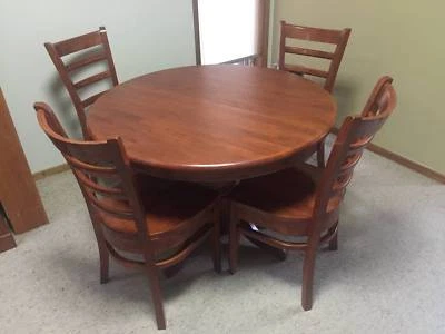 Round Timber Dining Suite Tables Gumtree Australia Round Timber Dining Suite