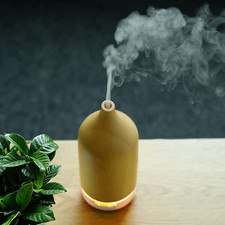 Wood Aromatherapy Essential Oil Diffuser 100Ml Natural Wooden Aroma Diffuser Ult