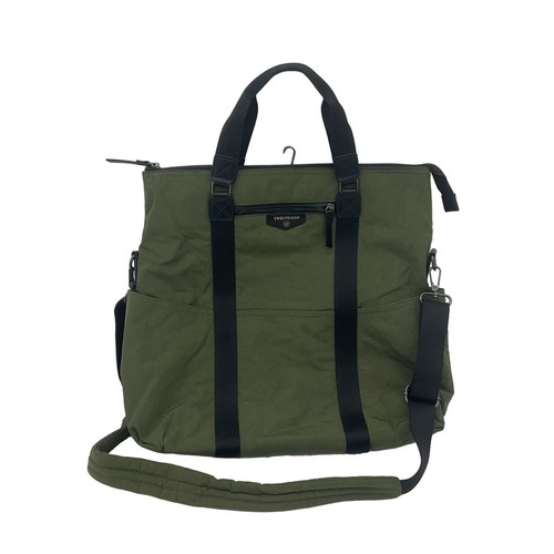 Twelve Little Green/Black Women's Canvas Large Tote Travel Baby Diaper Bag