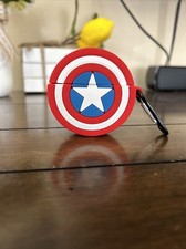 Apple AirPods 2nd Generation Earbuds Captain America Case Cover