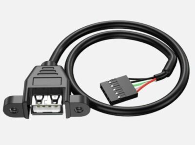 USB 2.0 interne Buchse Panel Halterung auf 5-polige Hauptplatine Header Kabel