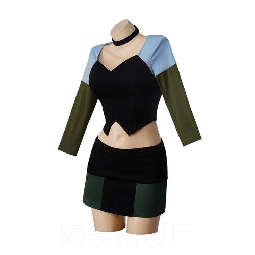 Total Drama Island Gwen Cosplay Costume Dress Halloween Carnival Suits Gothic - Picture 2 of 7