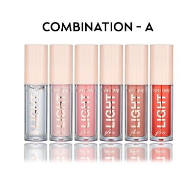 6PCS Lip Oil Lip Gloss, Mirror Moisturizing Shine Lip Glow Oil, Lip Plumping