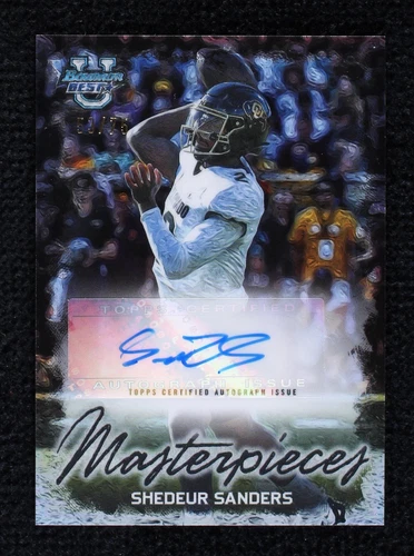 2023 Bowman's Best University Shedeur Sanders #BMA-SS