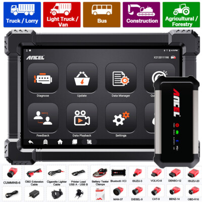 Agriculter Construction Heavy Duty HD Truck Scanner Coding Programming Scan Tool