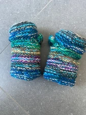 Sherpa Kids Knit Fingerless Mitten with Fleece Lining