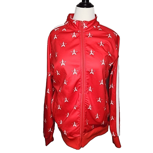 Jeffree Star rote Trainingsjacke Only, Gr. 2XL Full Zip