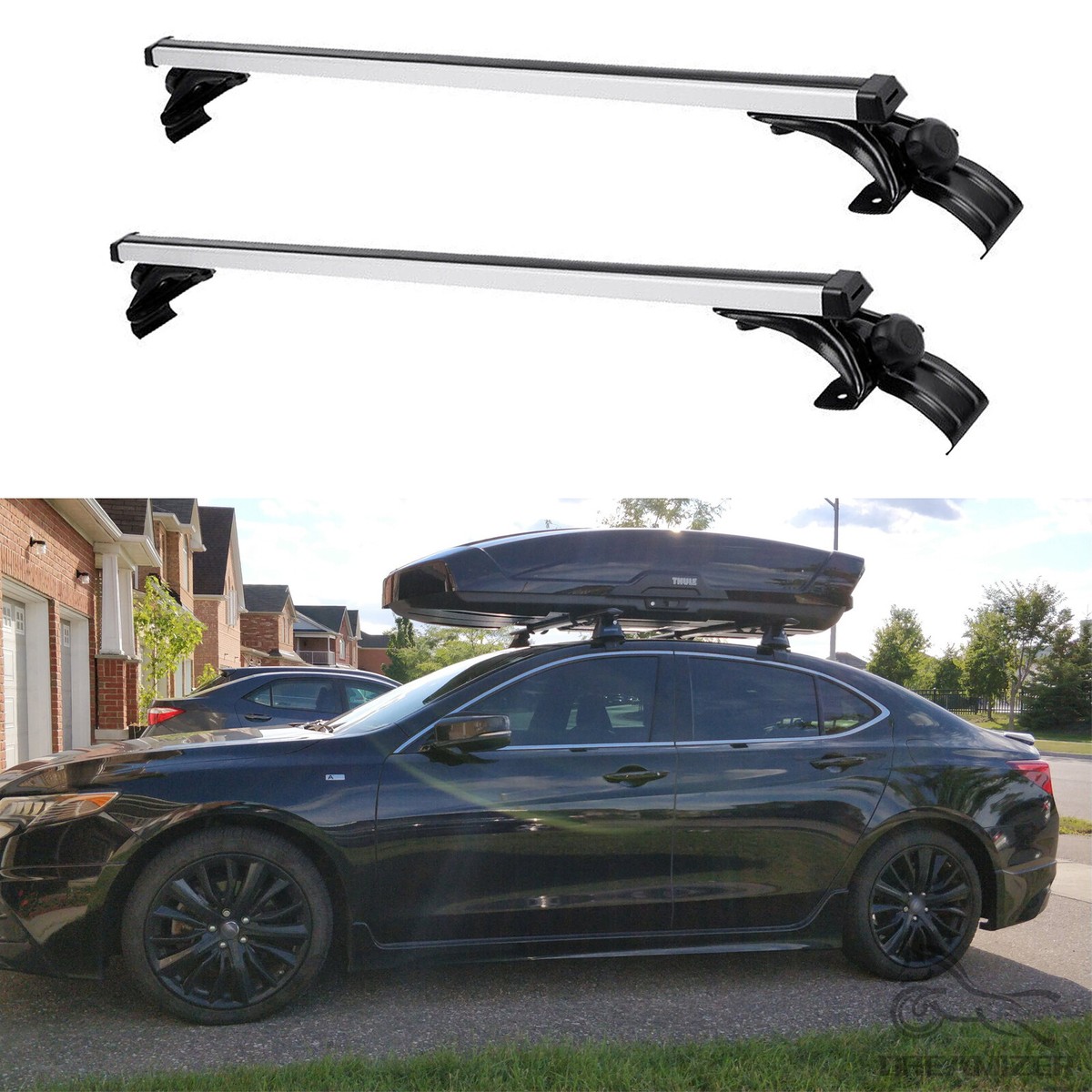 For Acura RDX TL TLX TSX 48 Car Top Roof Cross Bar Luggage Cargo Carrier Rack eBay