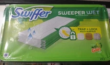 Swiffer Sweeper Wet Cloth Pad Refills, Gain Original Scent (12 Count)