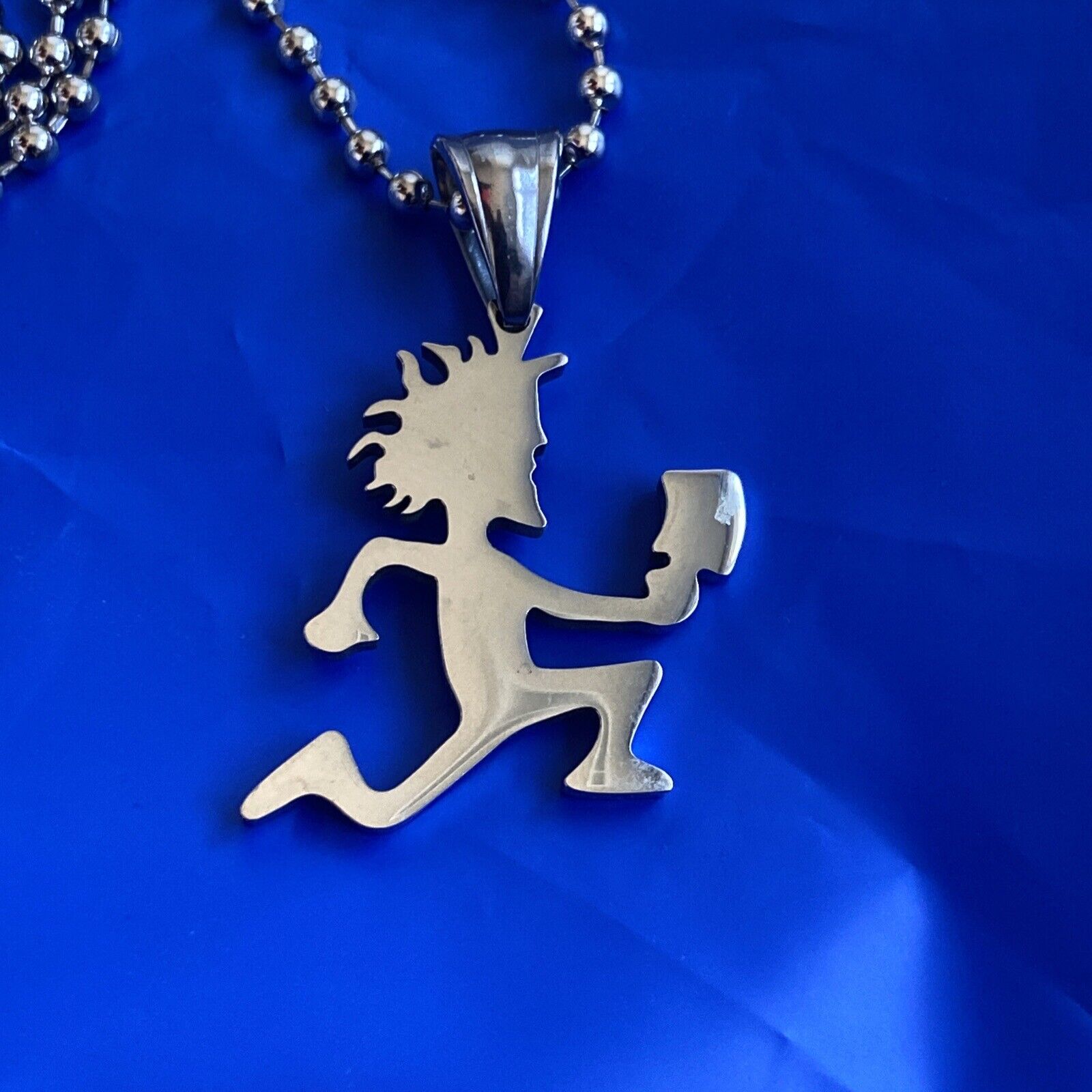 High Polished TWIZTID Insane Clown Posse Strange ICP music stainless steel necklace  Pendant charms rolo chain 3mm 24-32 inch - AliExpress