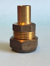 CONEX COMPRESSION BRASS FITTING 20mm PLASTIC - 15mm COPPER SPIGOT
