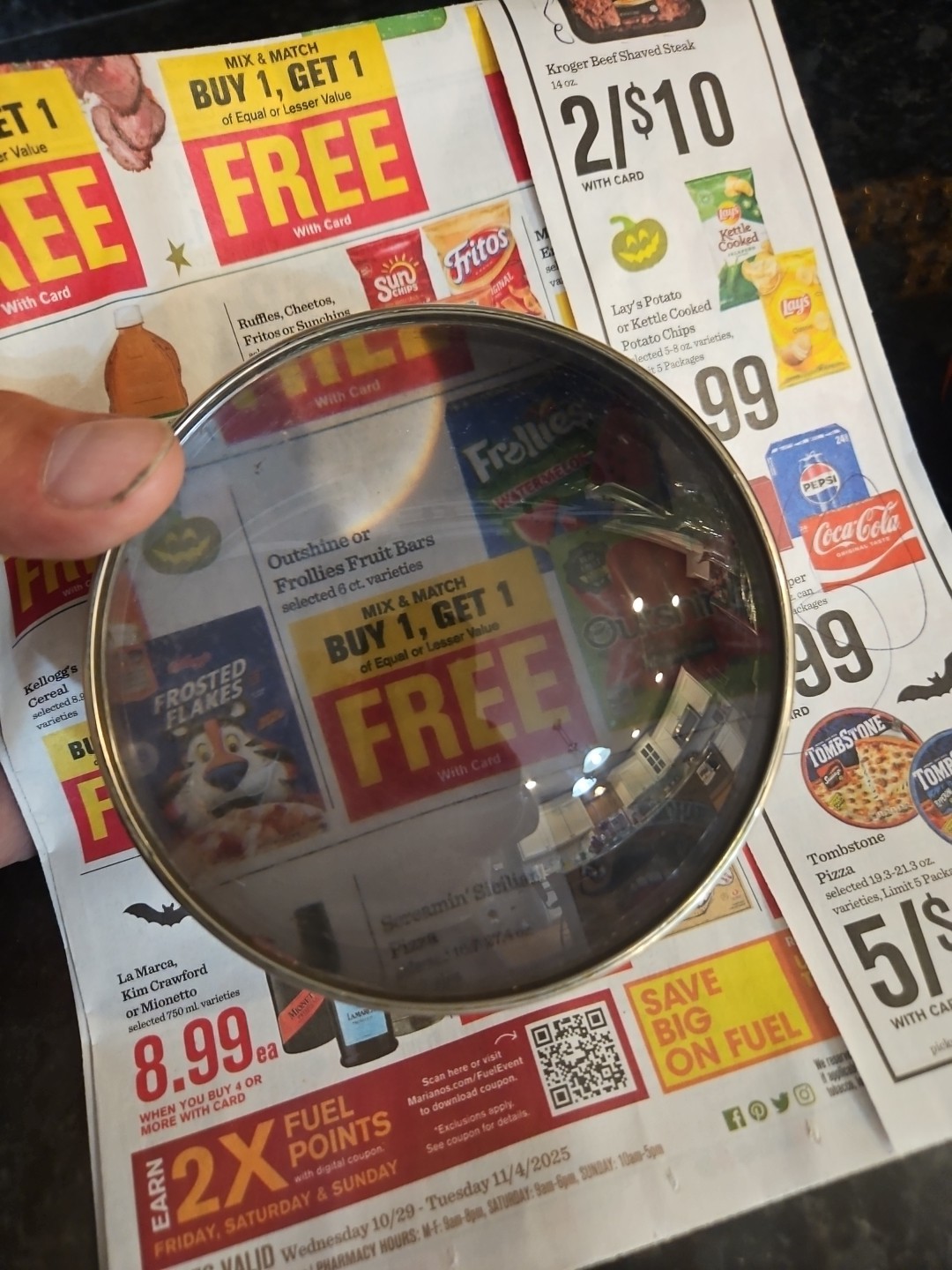  4.5" Antique Condenser magnifier lens VTG Victorian Magic Lantern Projector 