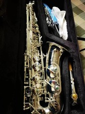 New YAS-62S Professional Alto Saxophone Silvering E-flat brass sax with case